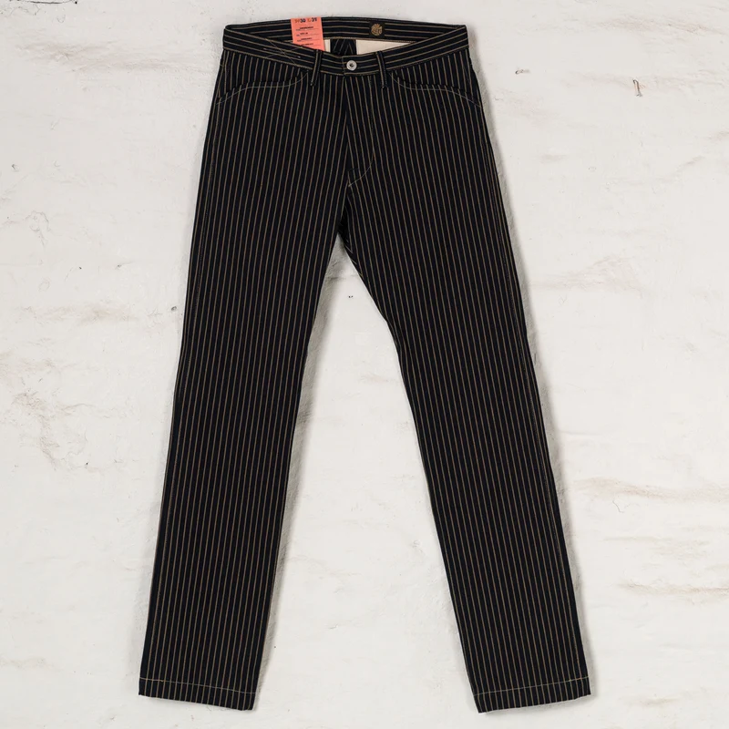 Swearengen Chino Single Stripe Indigo