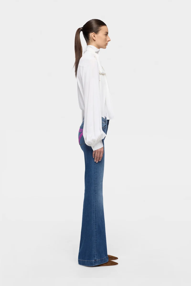 TAILORLESS DOJO in Denim Rosie
