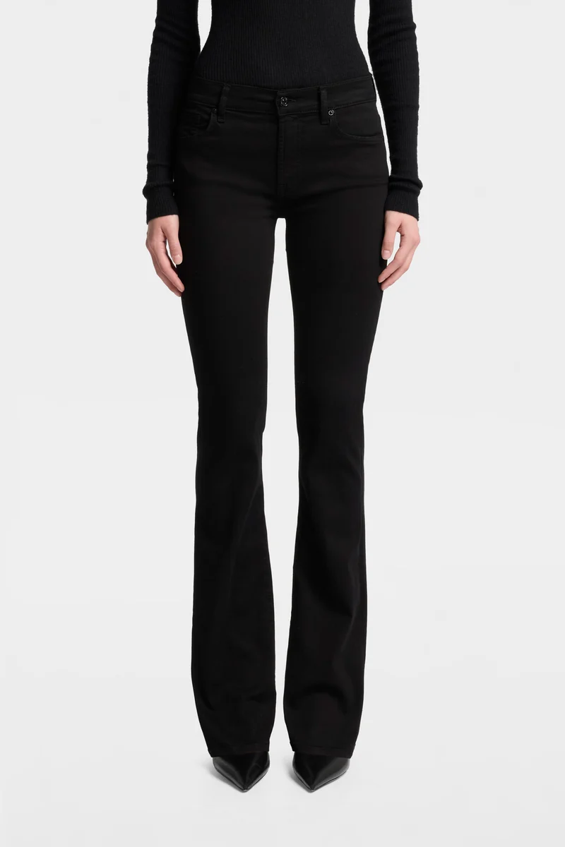 PETITE BOOTCUT in B(air) Rinsed Black
