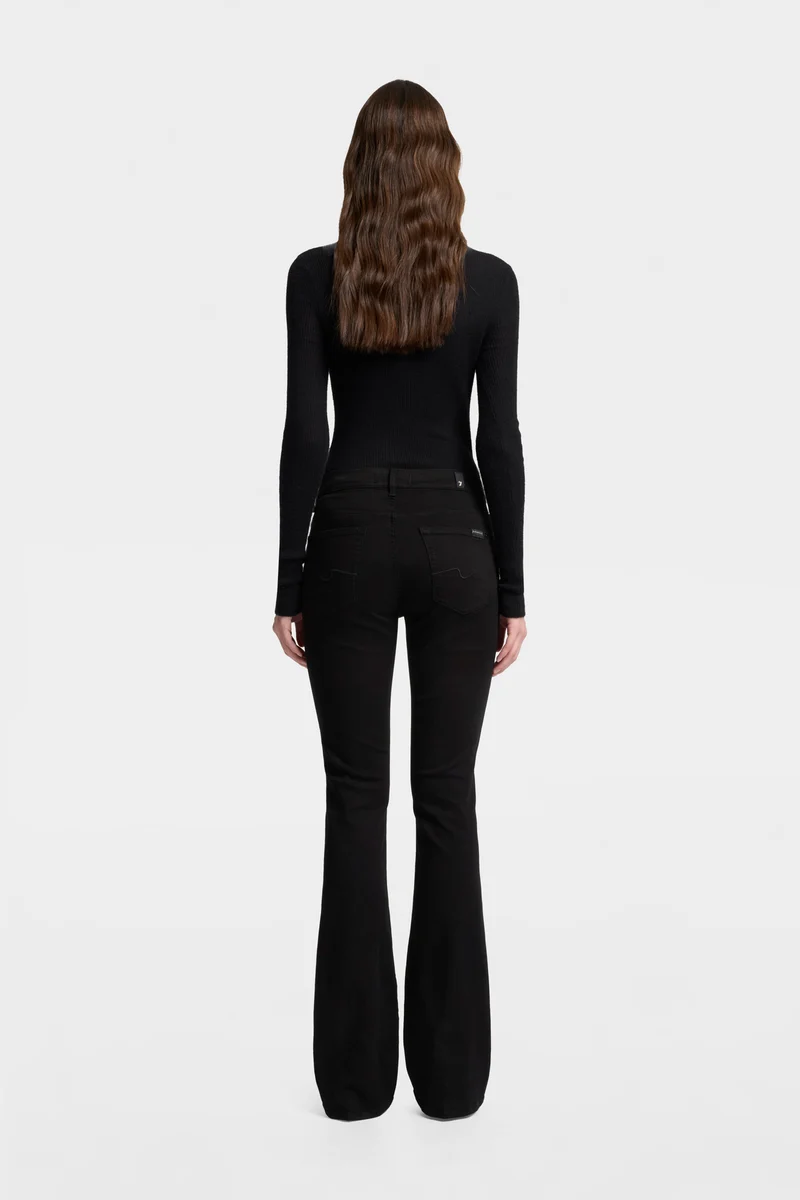 PETITE BOOTCUT in B(air) Rinsed Black