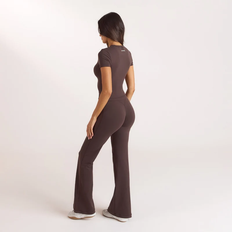 ContourSoft™ Schlagleggings - Dunkle Schokolade