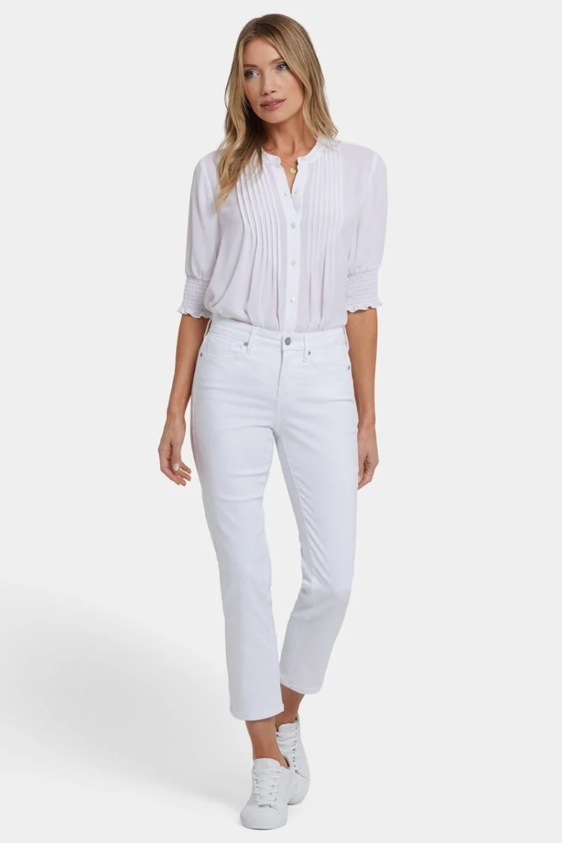 Sheri Slim Ankle Jeans | Optic White