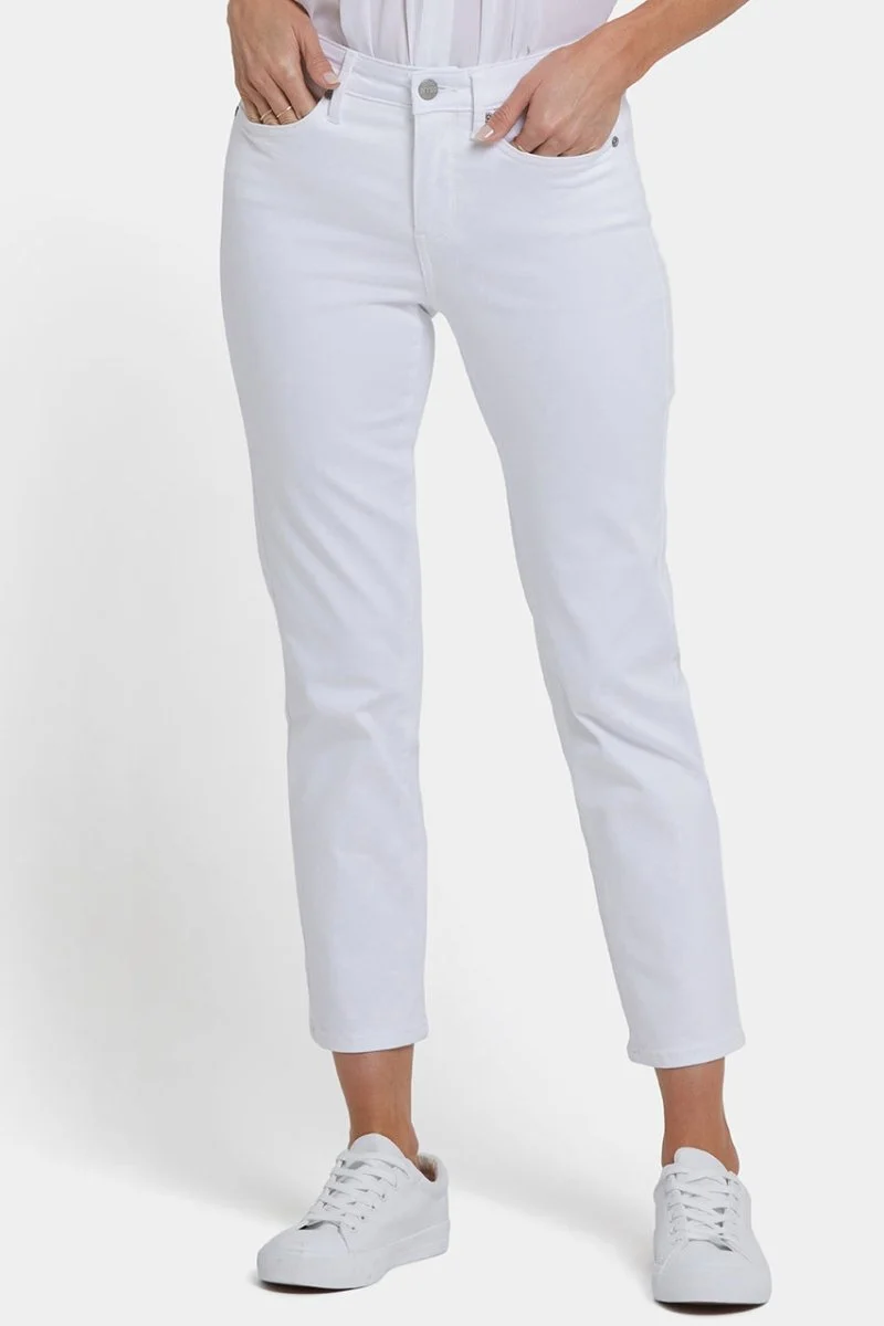 Sheri Slim Ankle Jeans | Optic White