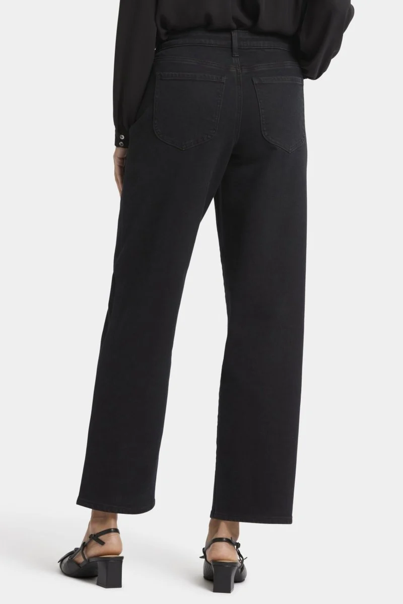 Jemma Barrel Jeans Schwarz Premium Denim | Night Tides