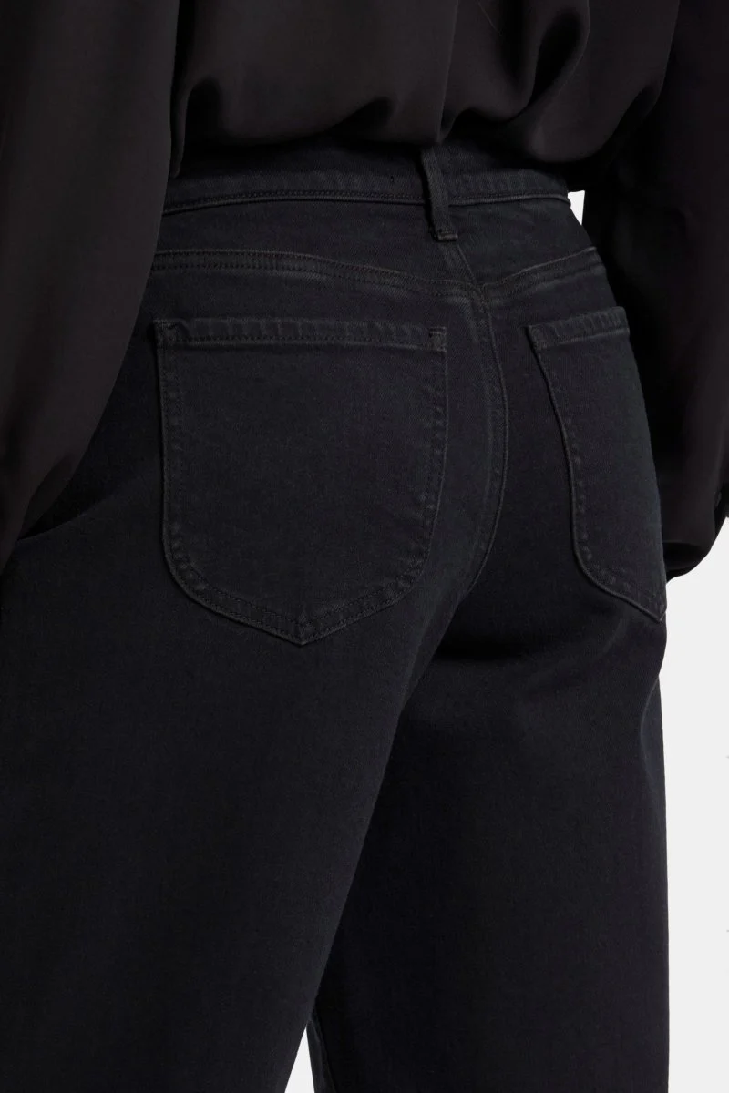 Jemma Barrel Jeans Schwarz Premium Denim | Night Tides