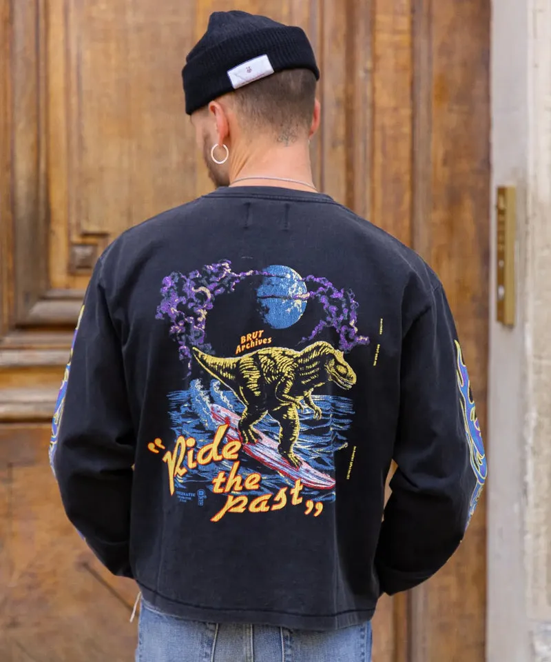 SURFING DINO TEE