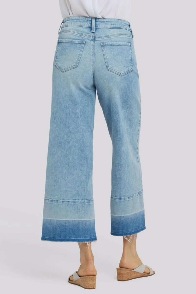 Teresa Wide Leg Ankle Jeans aus Re-New™ Denim | Oasis Sand