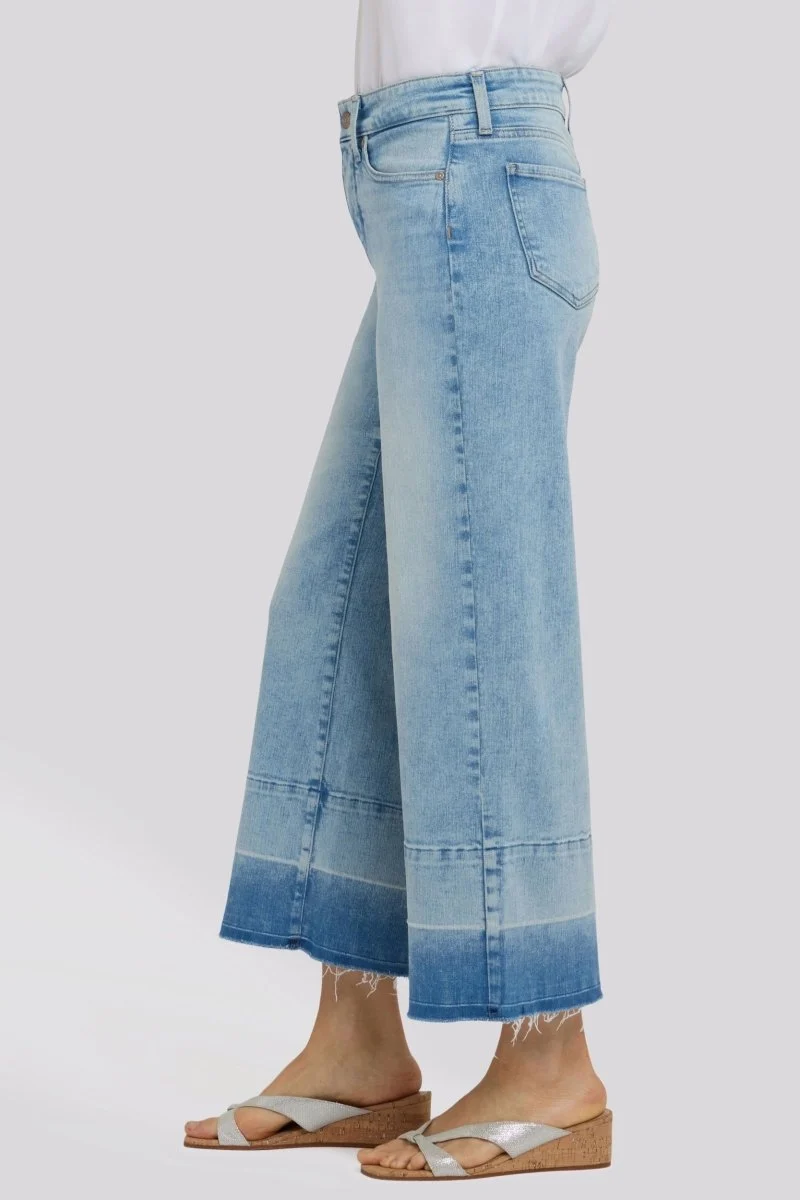 Teresa Wide Leg Ankle Jeans aus Re-New™ Denim | Oasis Sand