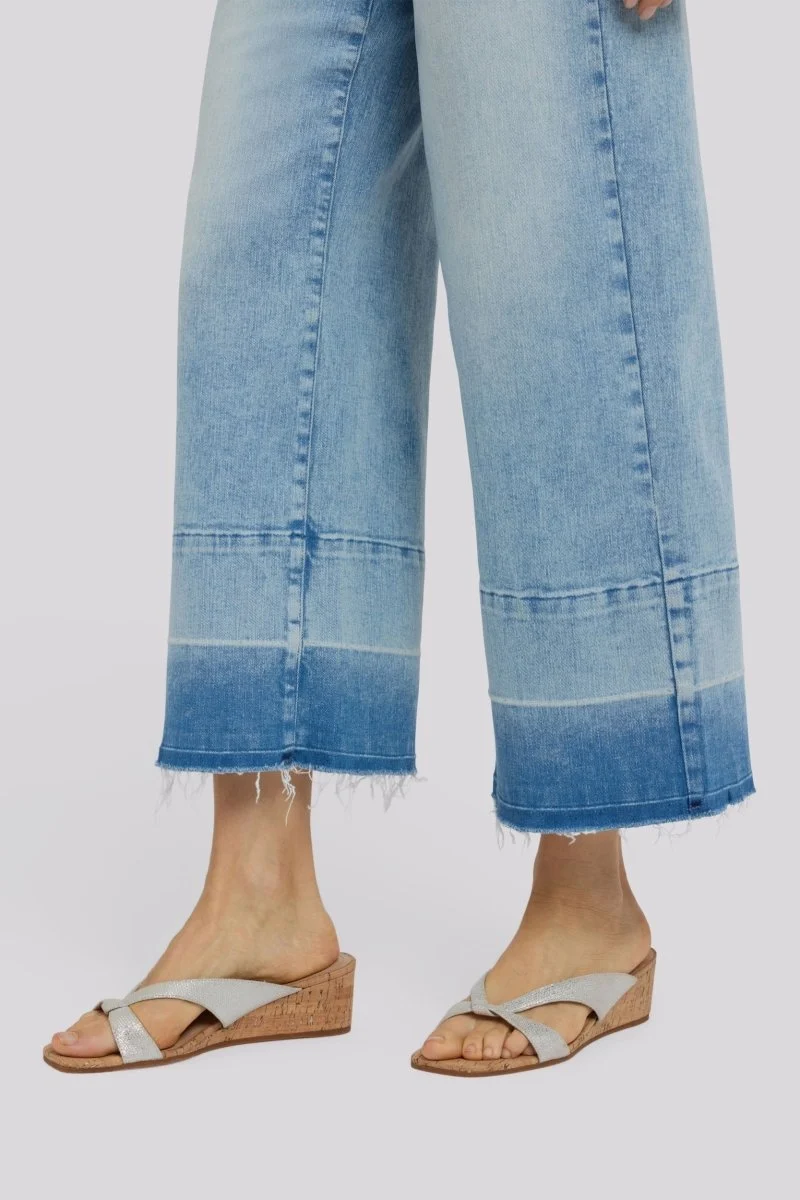 Teresa Wide Leg Ankle Jeans aus Re-New™ Denim | Oasis Sand