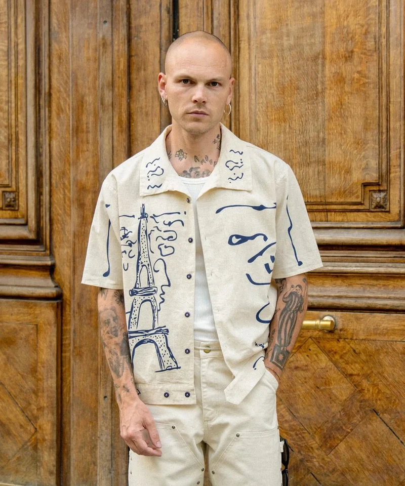 PAINTED IN PARIS SHIRT
