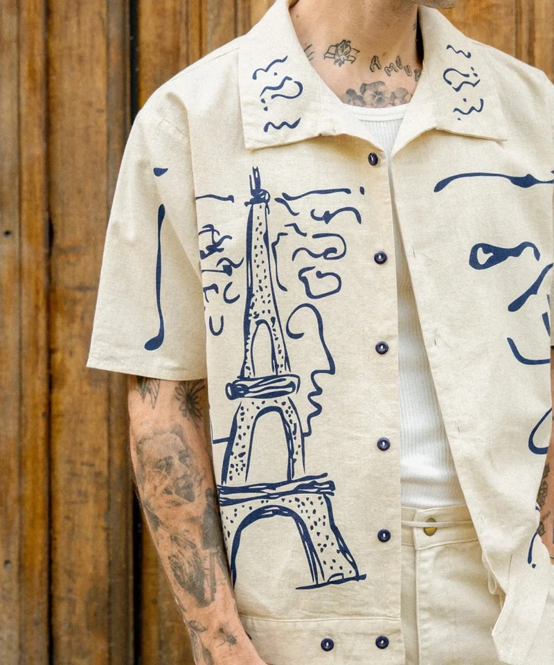 PAINTED IN PARIS SHIRT