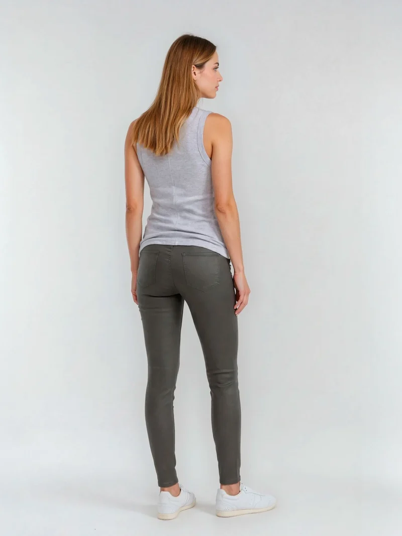 MAC - SLIM clean, Mid-Waist, Dark Grey