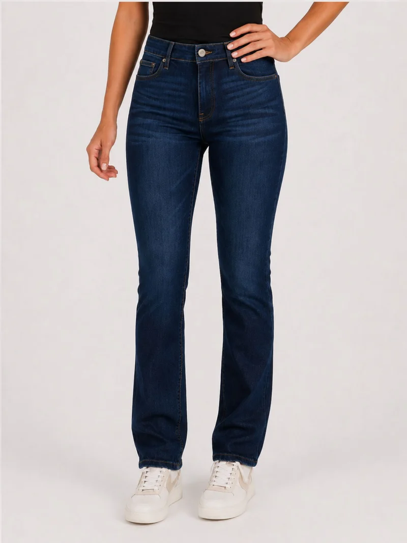 CROSS JEANS - ANYA Jeans, Slim Fit, Mid-Waist, Dark Blue