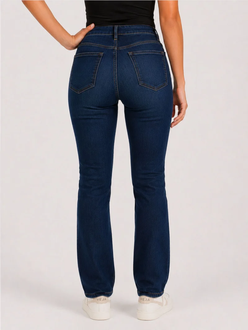 CROSS JEANS - ANYA Jeans, Slim Fit, Mid-Waist, Dark Blue
