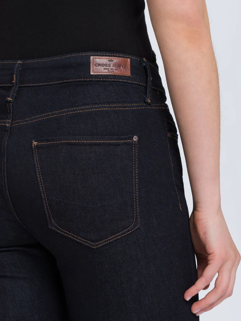 CROSS JEANS - ROSE Jeans, Straight Fit, Mid-Waist, Rinsed