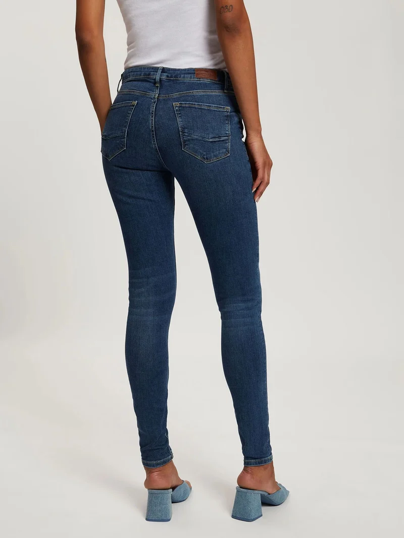 CROSS JEANS - ALAN, Skinny Fit, Mid-Waist, Dark Blue