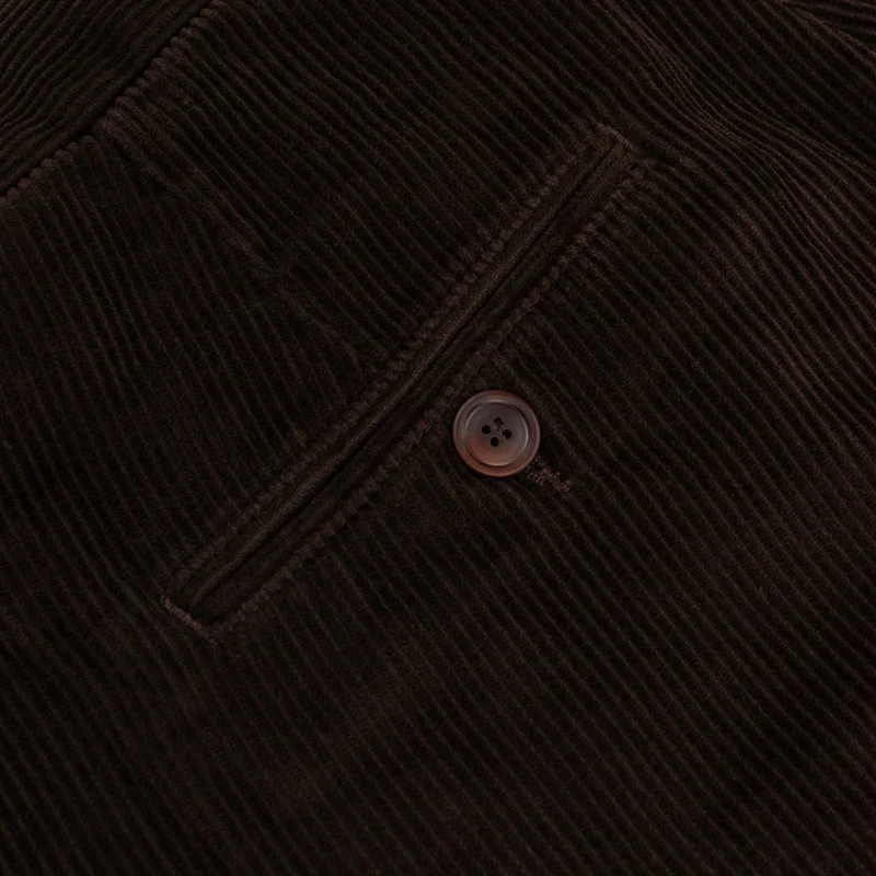 Rodrigo Regular Tapered Chino Corduroy Marrone