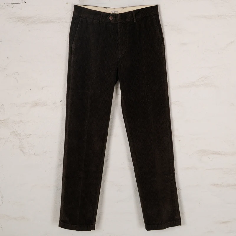 Rodrigo Regular Tapered Chino Corduroy Marrone
