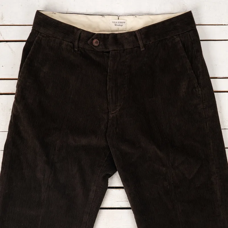 Rodrigo Regular Tapered Chino Corduroy Marrone