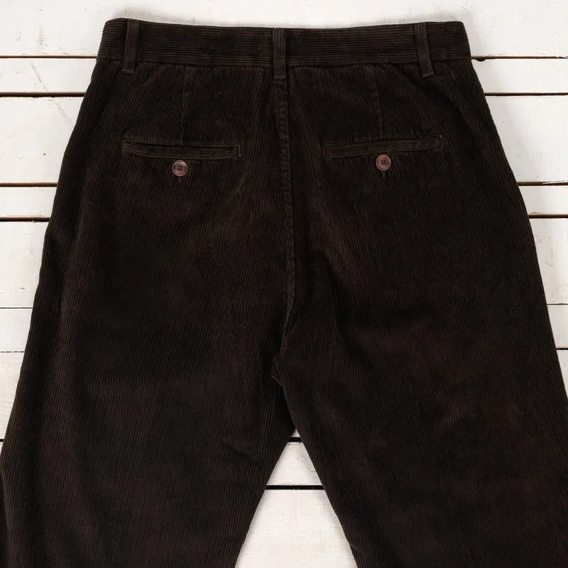 Renzo Loose Chino Corduroy Marrone