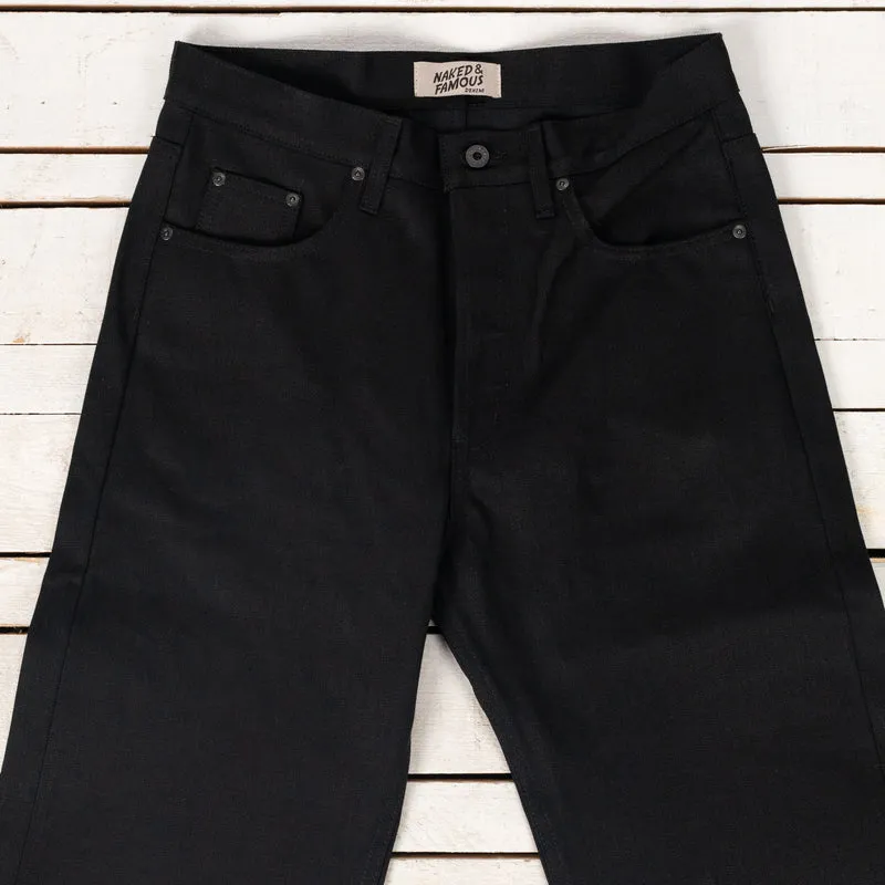 Strong Guy Solid Black Selvedge