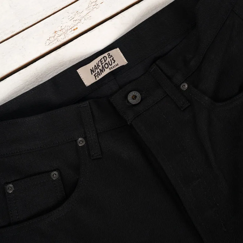 Strong Guy Solid Black Selvedge