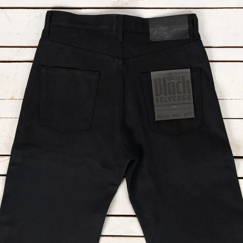 Strong Guy Solid Black Selvedge