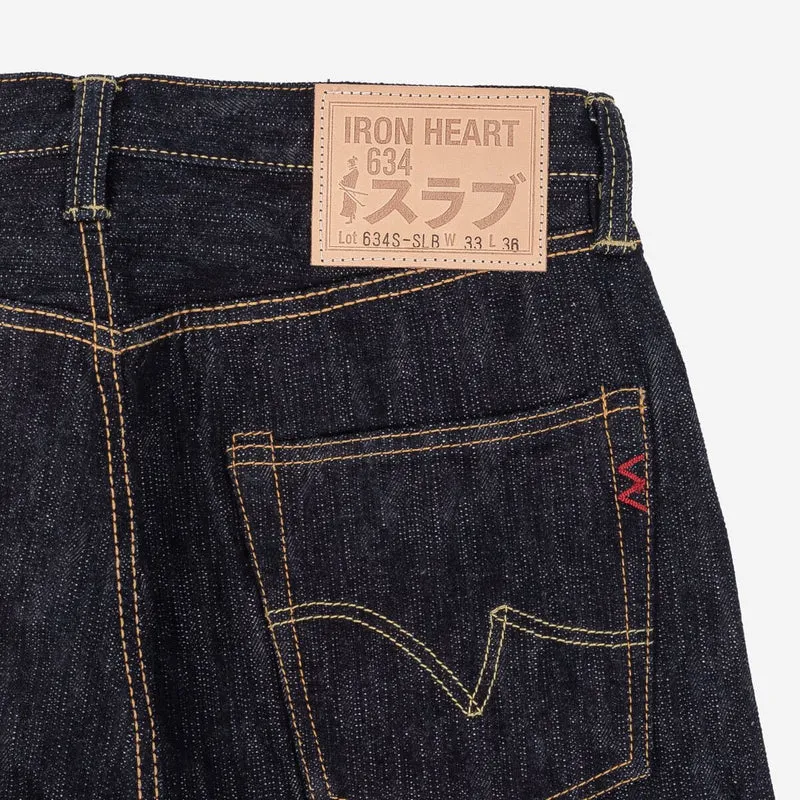 IH-634S-SLB 16 oz. Straight Cut Slubby Denim Indigo