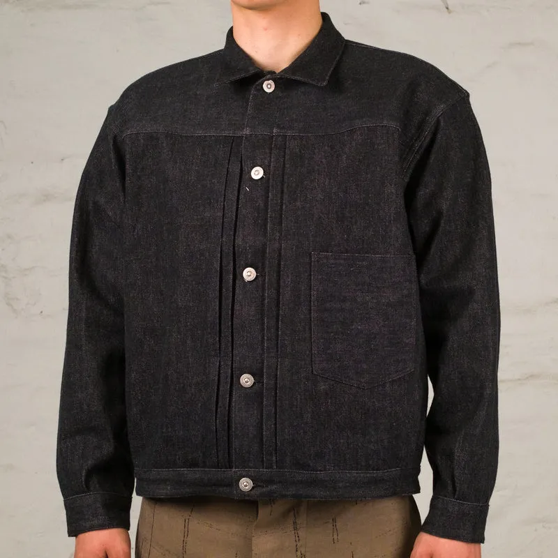 One Pocket Jean Jacket Black
