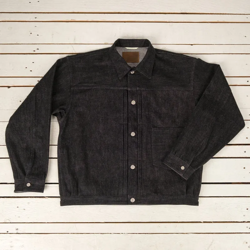 One Pocket Jean Jacket Black