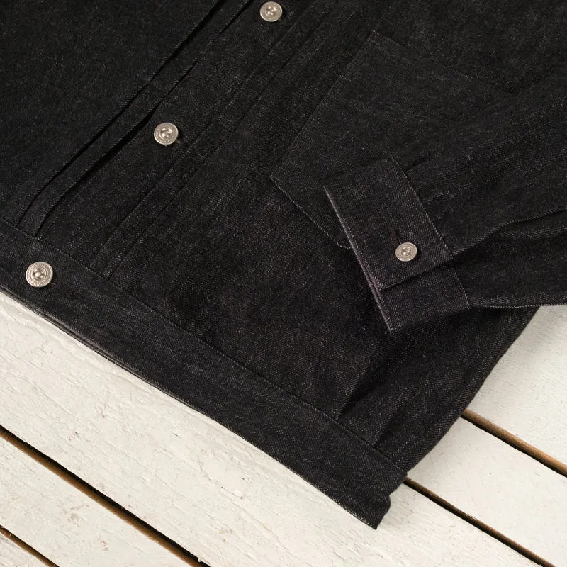One Pocket Jean Jacket Black