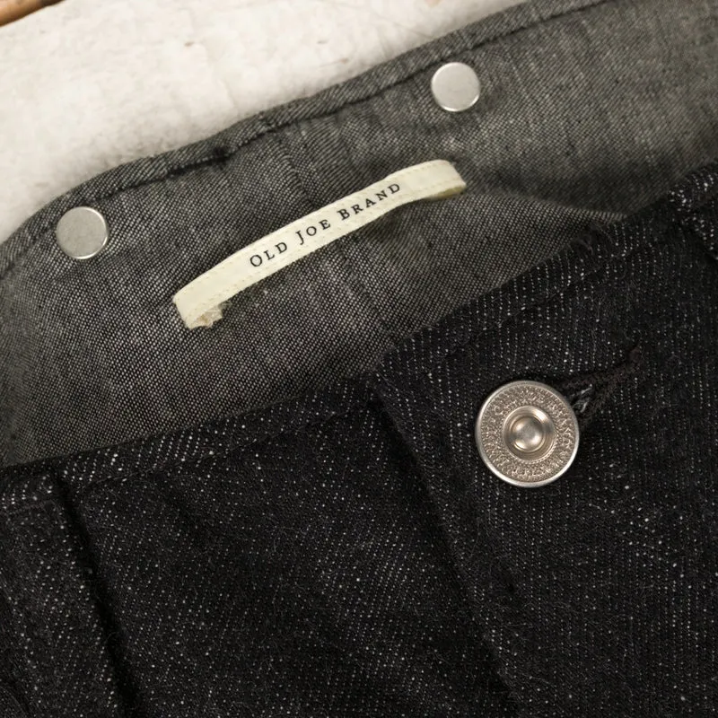 Beltless Waist Jeans Trousers "990" Black