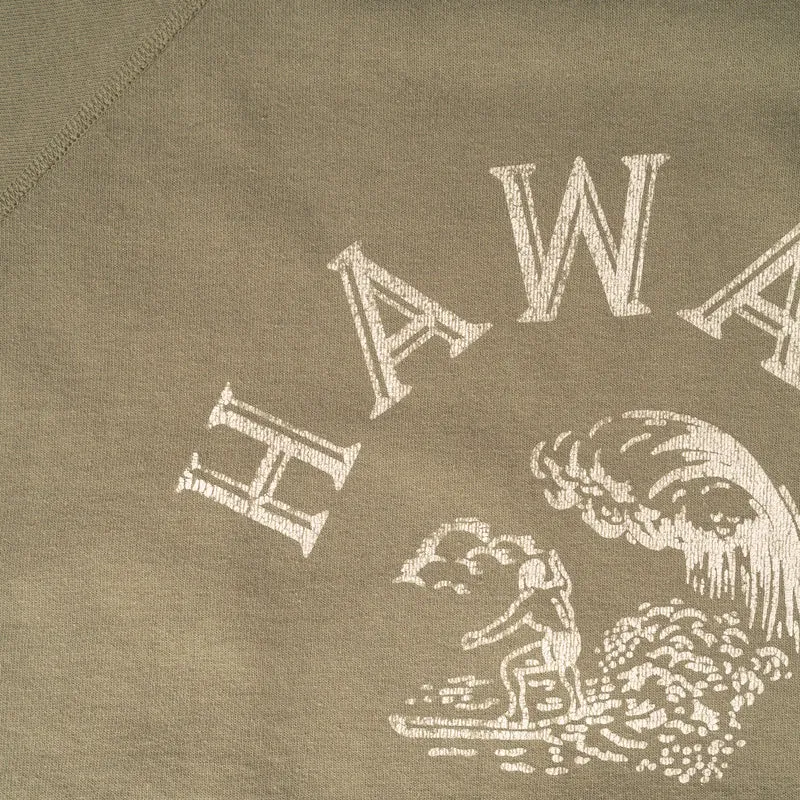 Short Sleeve Sweatshirt Hawaii Grün