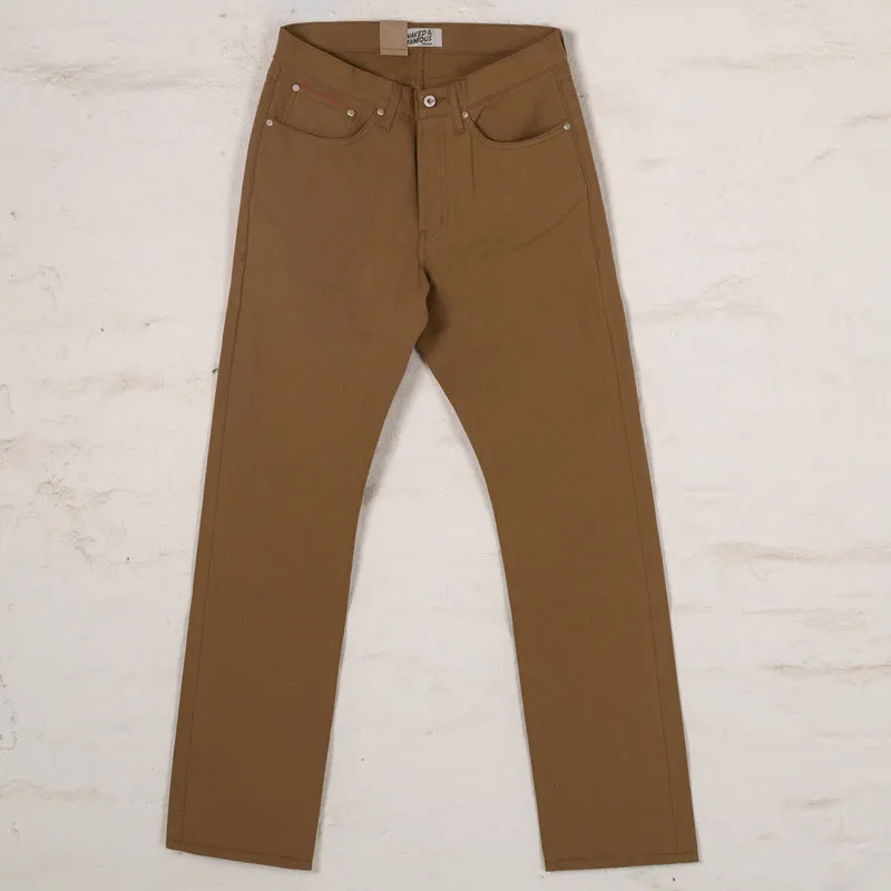 True Guy Selvedge Duck Canvas Braun