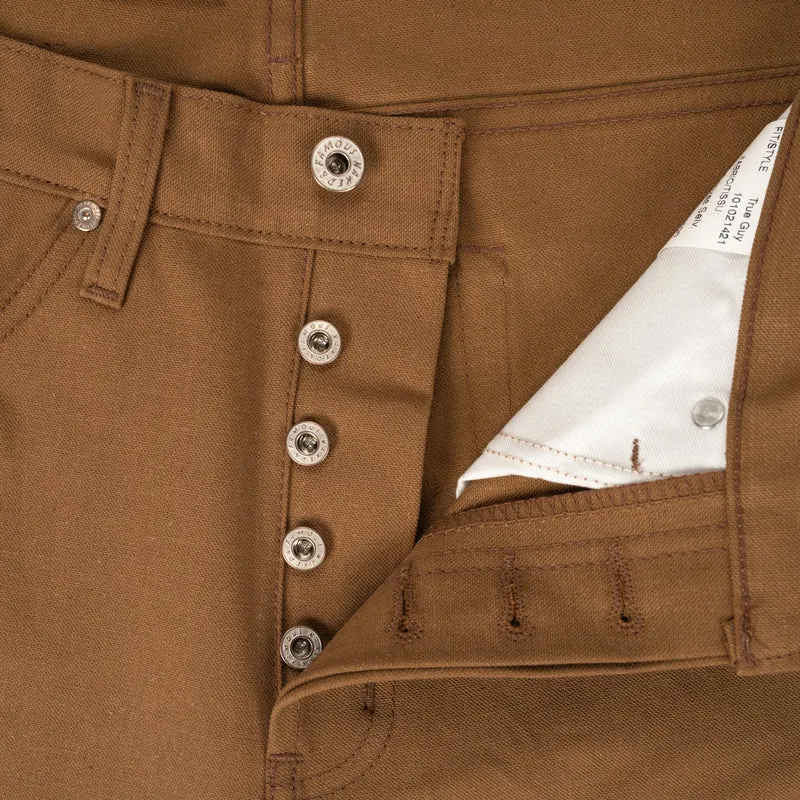 True Guy Selvedge Duck Canvas Braun