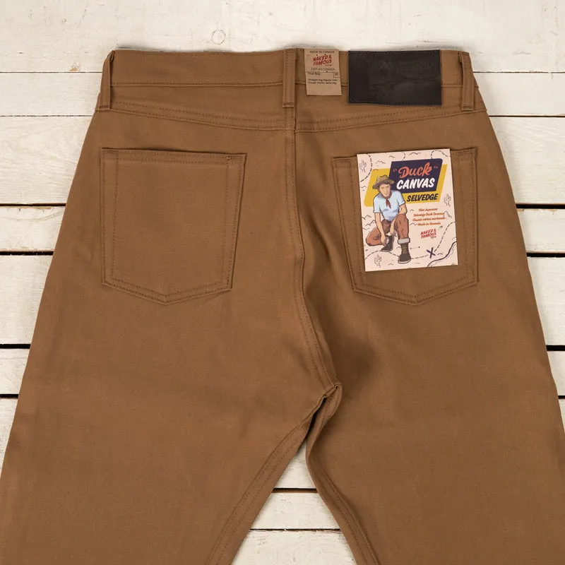 True Guy Selvedge Duck Canvas Braun