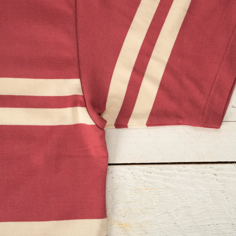Short Sleeve Striped T-Shirt Salmon