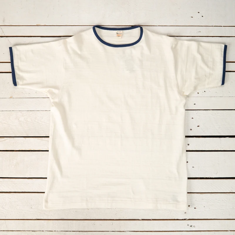 Ringer T-Shirt Cream/Navy