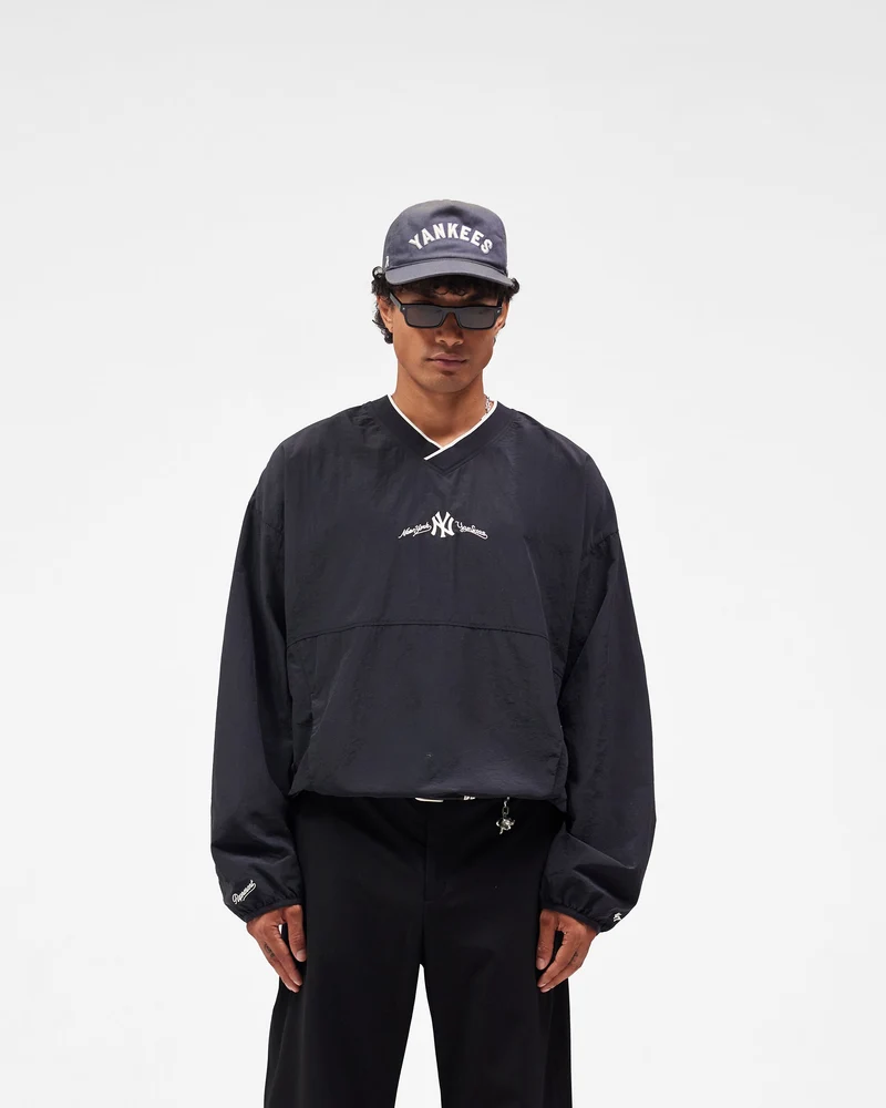 New York Yankees x Represent Nylon Pullover - Faded Black