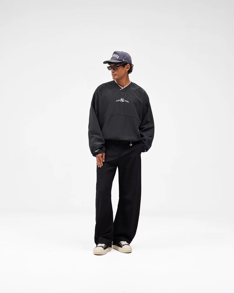 New York Yankees x Represent Nylon Pullover - Faded Black