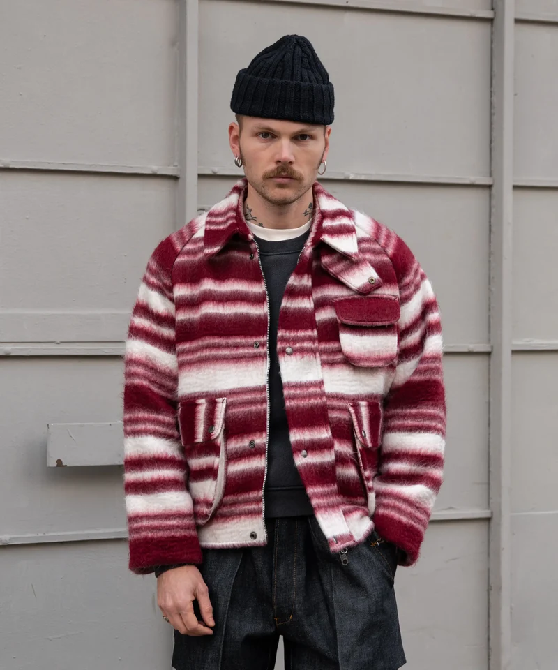 REWORK® WOOL PLAID JACKET - N° 007