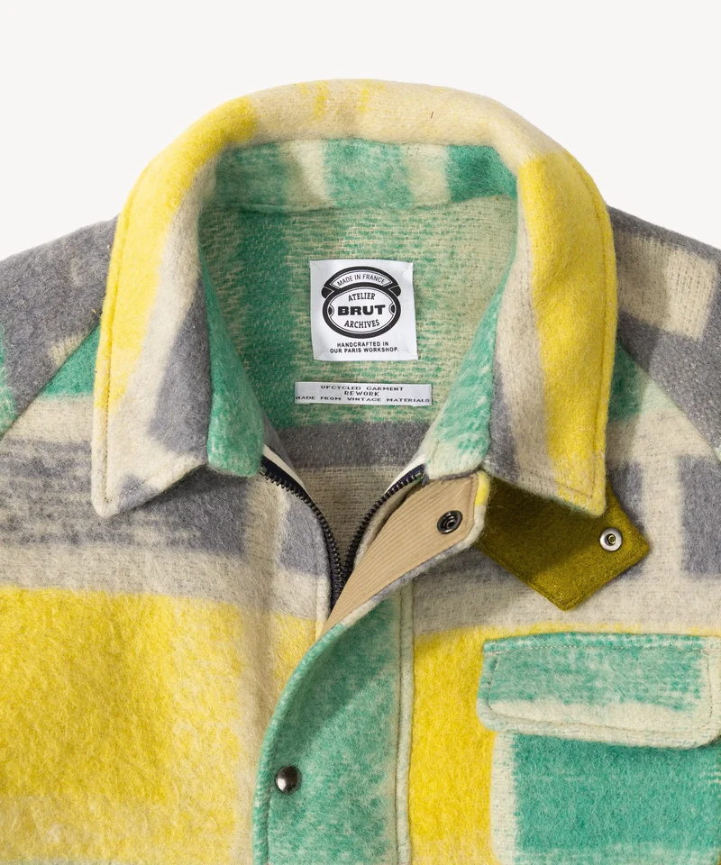 REWORK® WOOL PLAID JACKET - N° 014