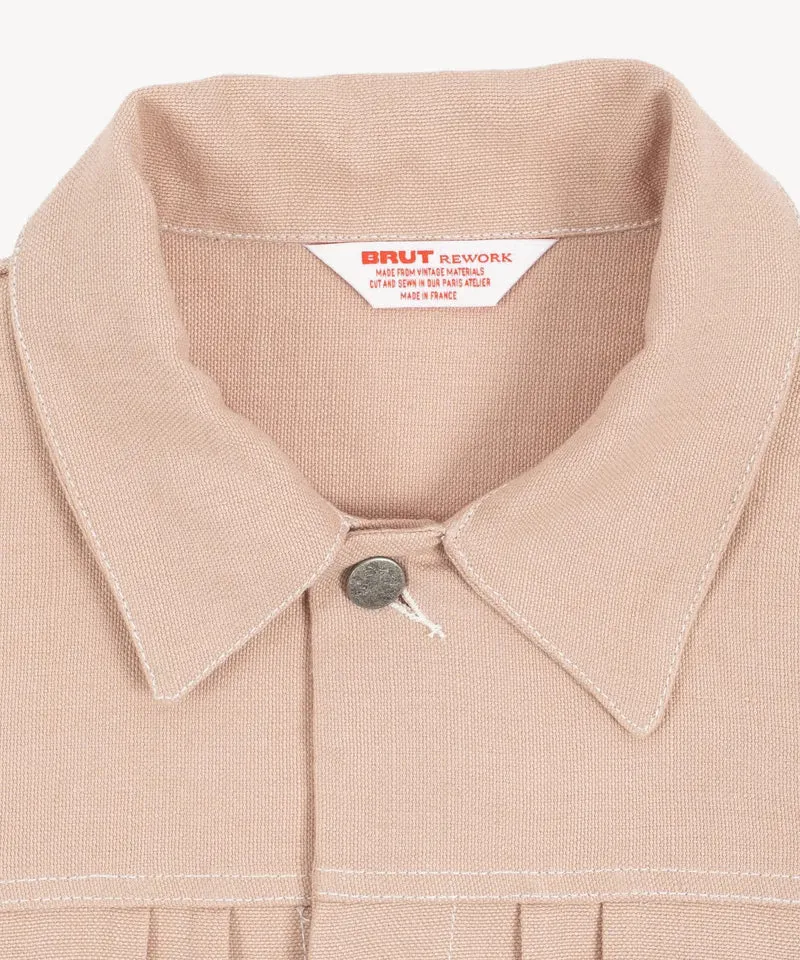 REWORK® DOUBLE PLEATED LINEN JACKET