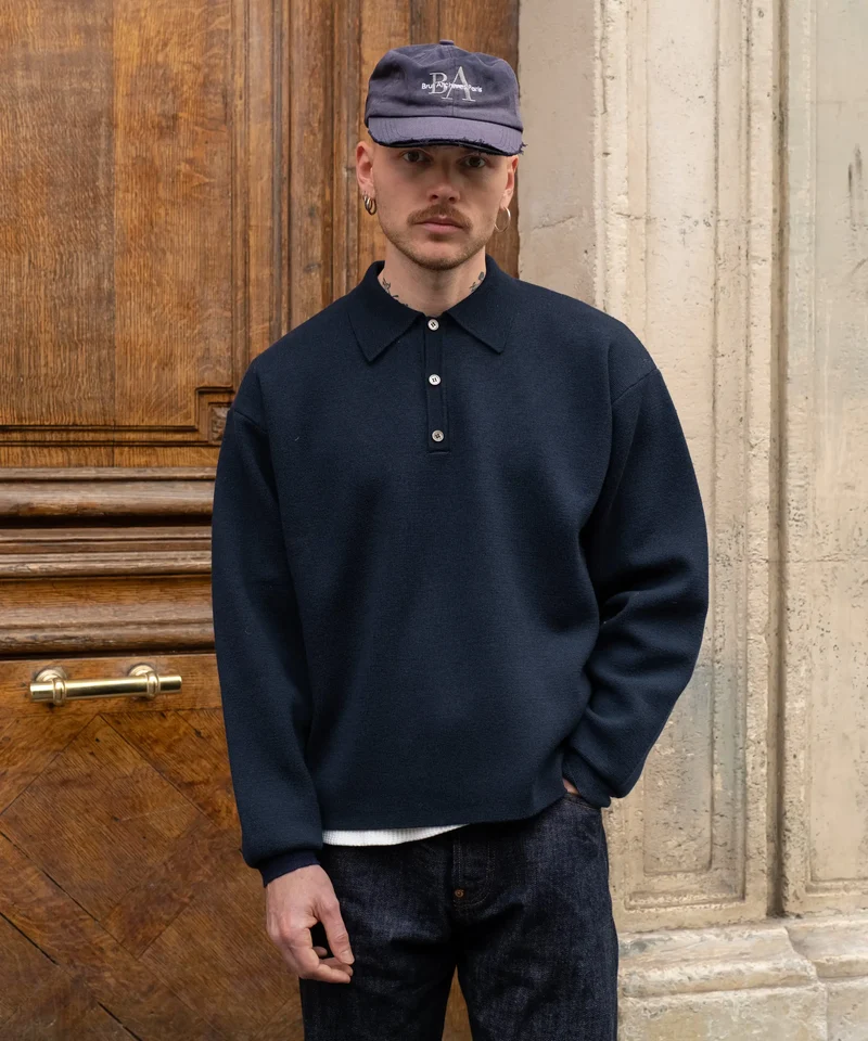 THE THREE BUTTONS POLO
