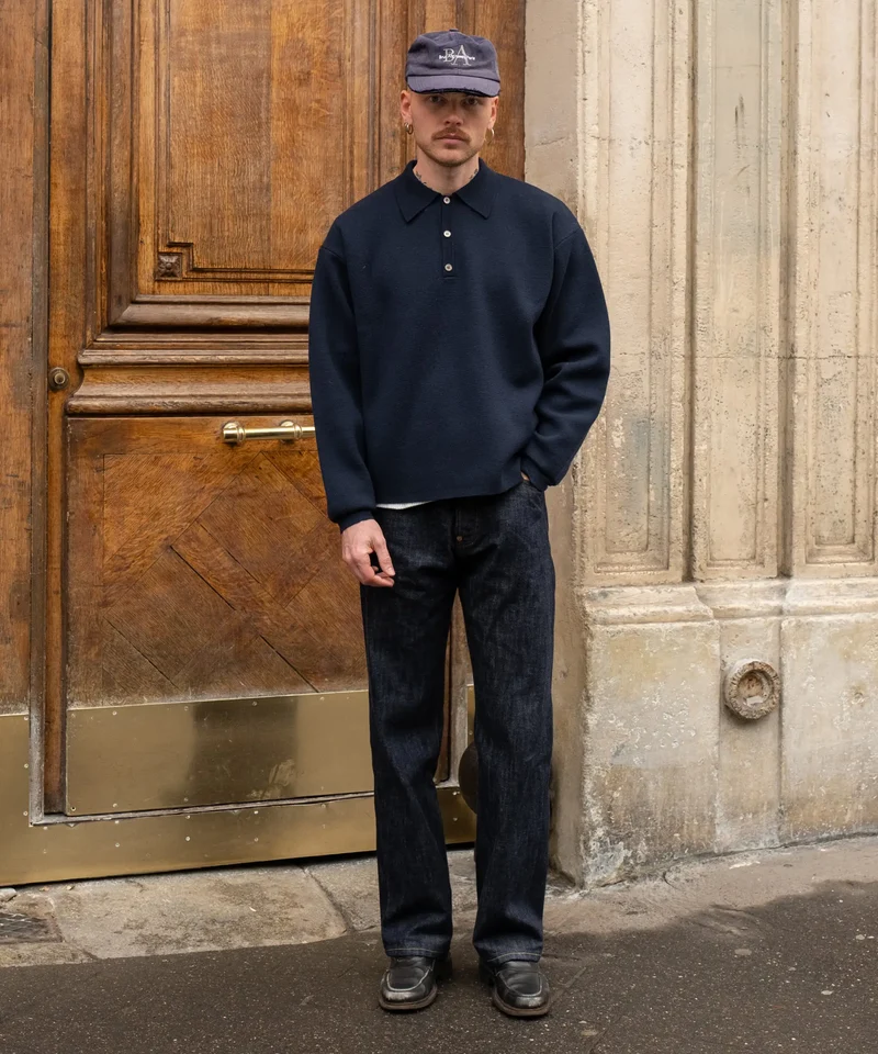 THE THREE BUTTONS POLO