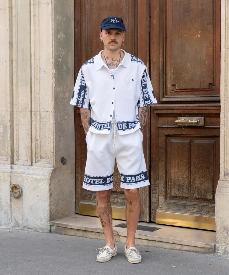 THE CROPPED HÔTEL DE PARIS SHIRT