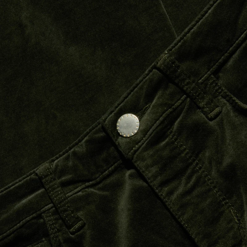 Celestia Velvet Slim-Leg Jean