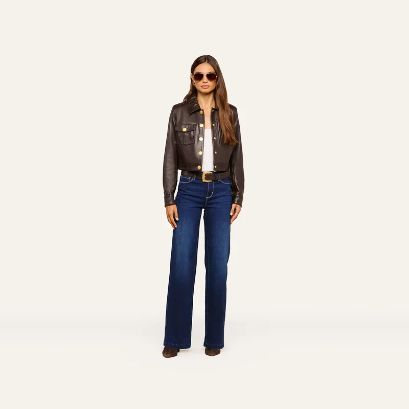 Luci Fringed Leather Jacket
