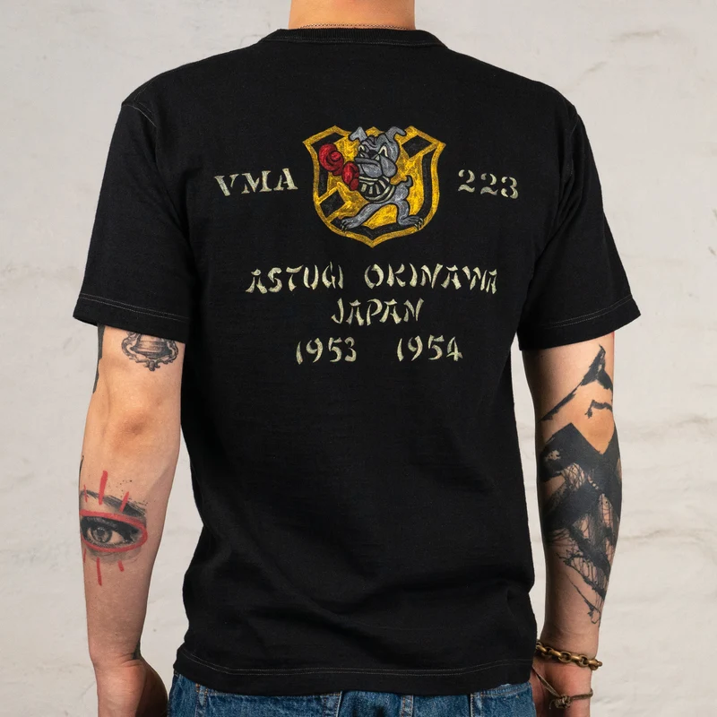 Slub Yarn T-Shirt VMA-223 Schwarz
