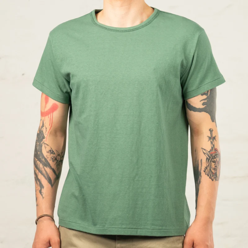 Undershirt Cotton Summer Grün